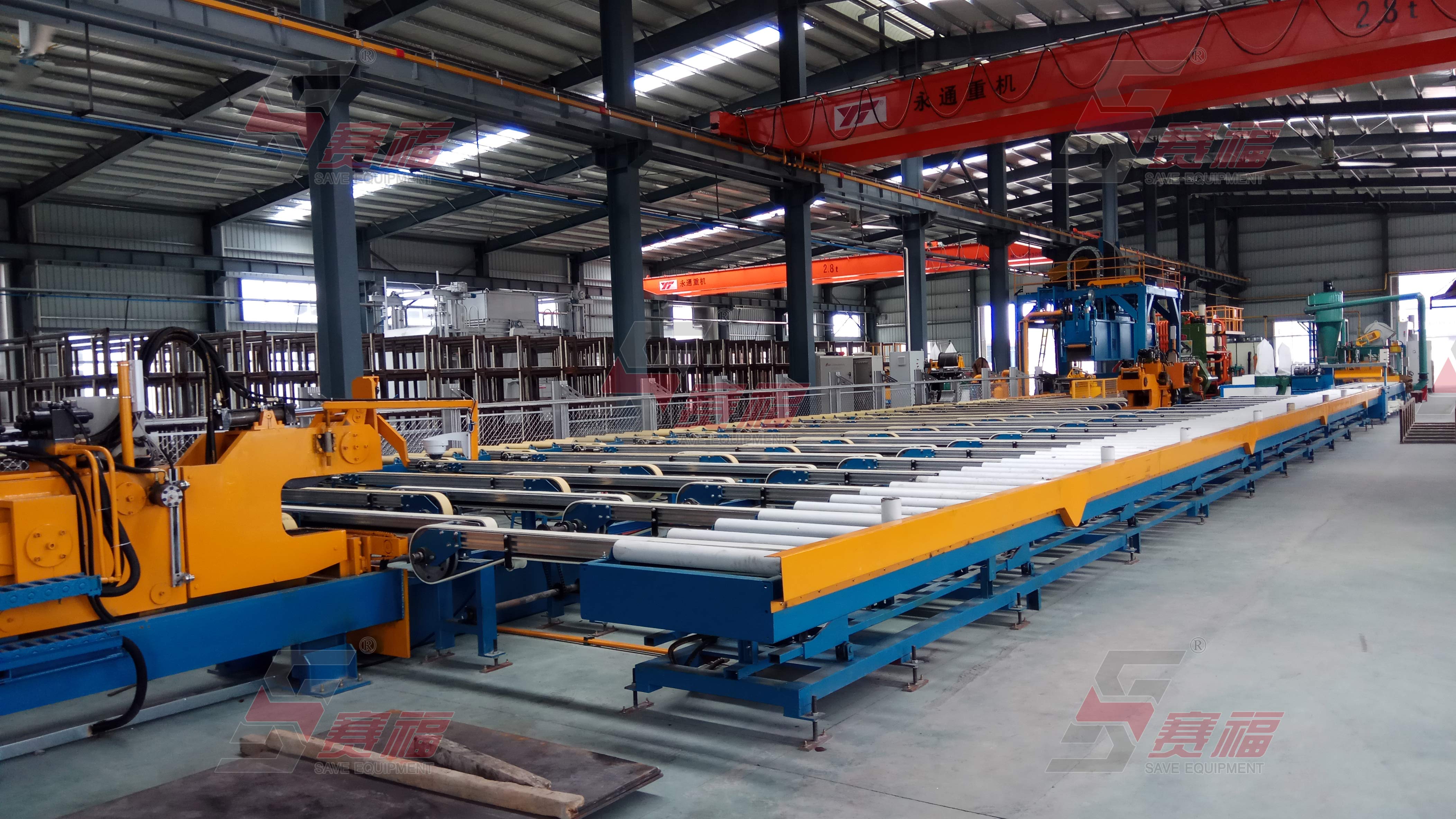 In celebration of the installation of handling system for 1450-ton extrusion line to Guangdong Coyo precision machinery